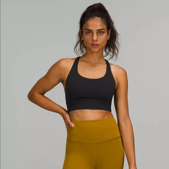 Lululemon - Energy Longline Bra - size 8 black - Picture 3 of 7